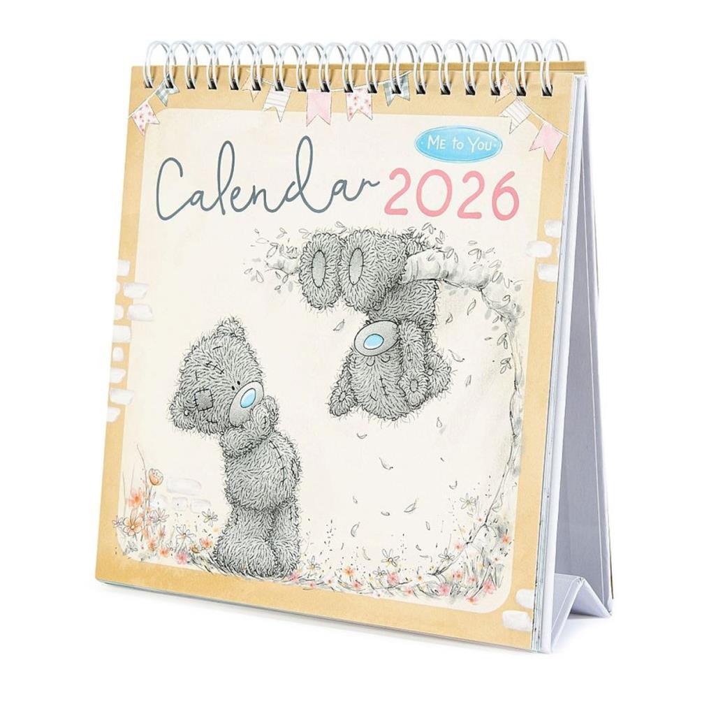 2026 Me to You Bear Spiral Bound Classic Desk Calendar Extra Image 1